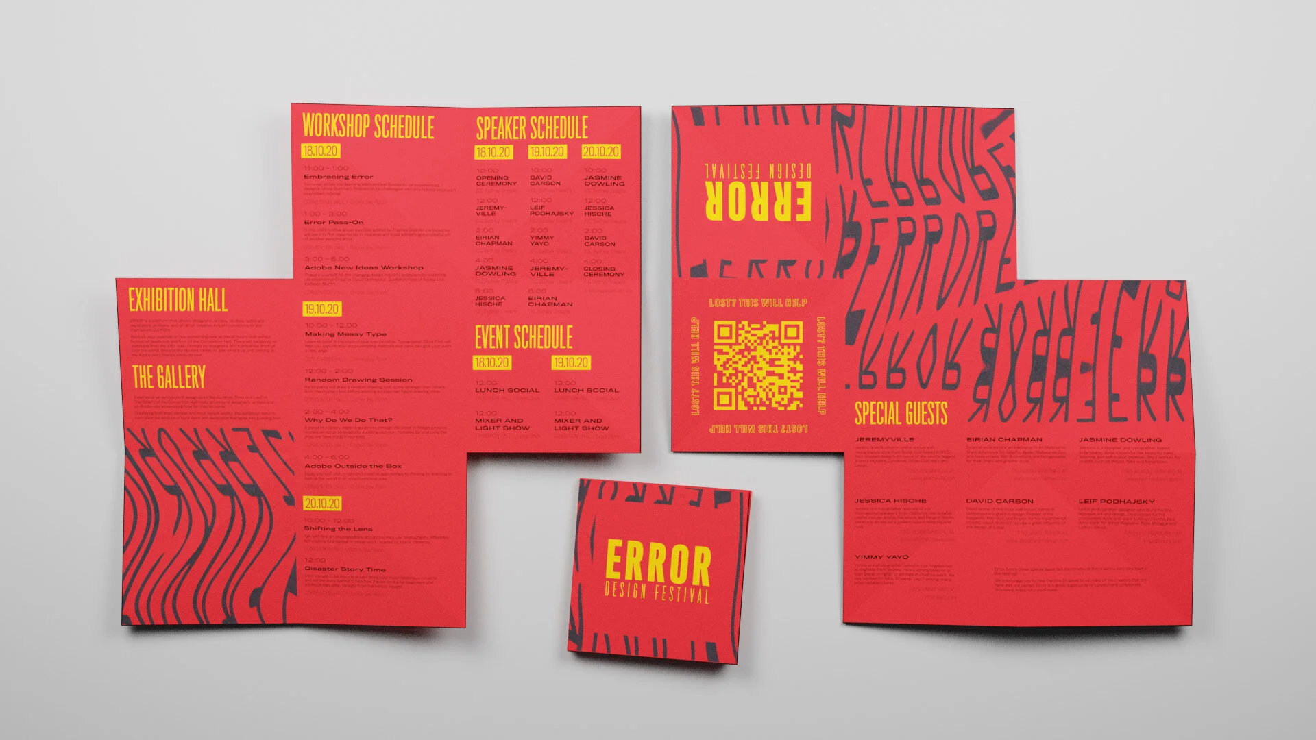 Above: Event Brochure